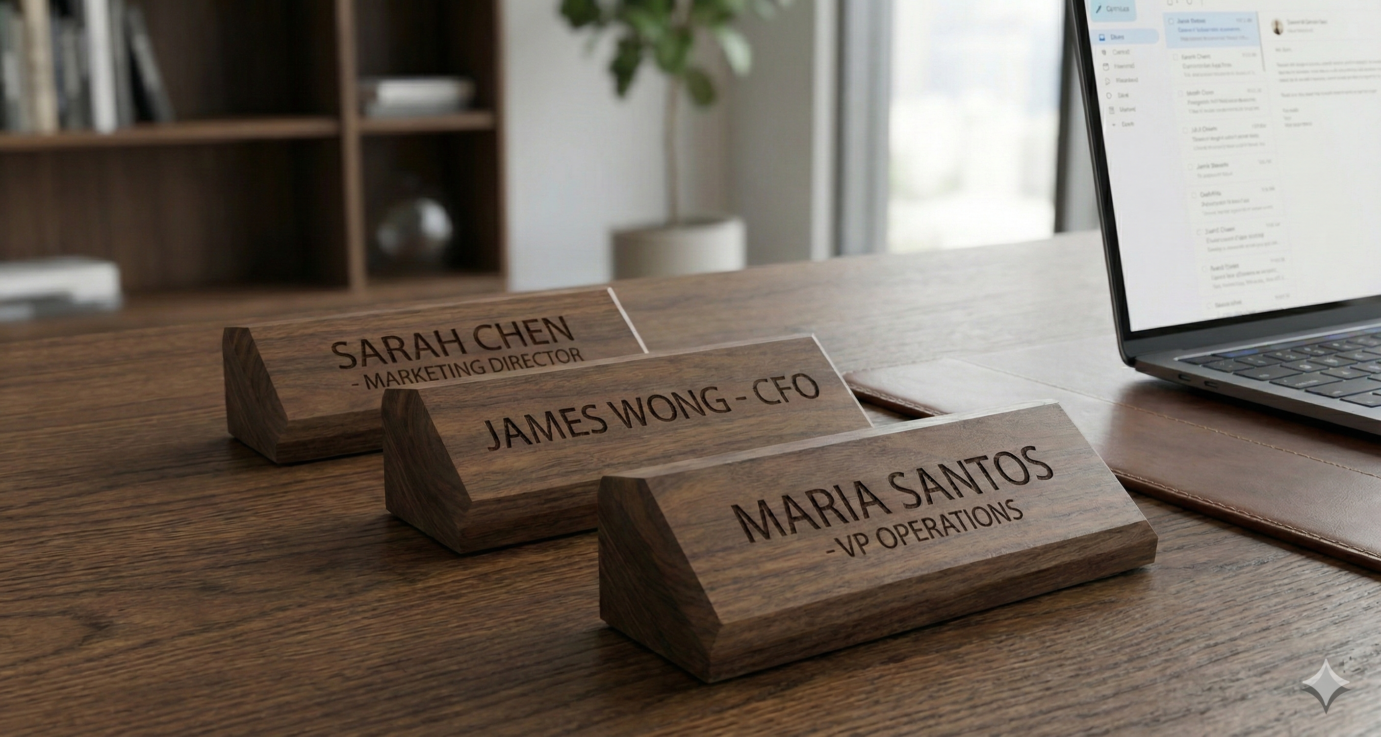 Corporate Name Plates detail