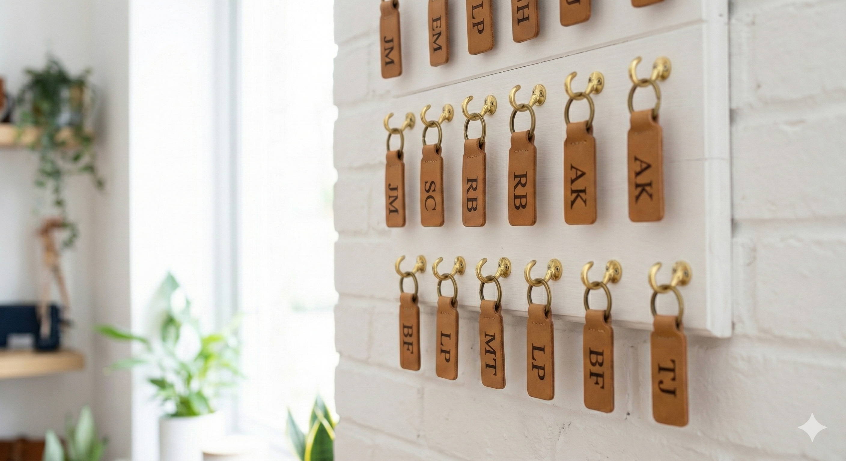 Leather Keychains detail